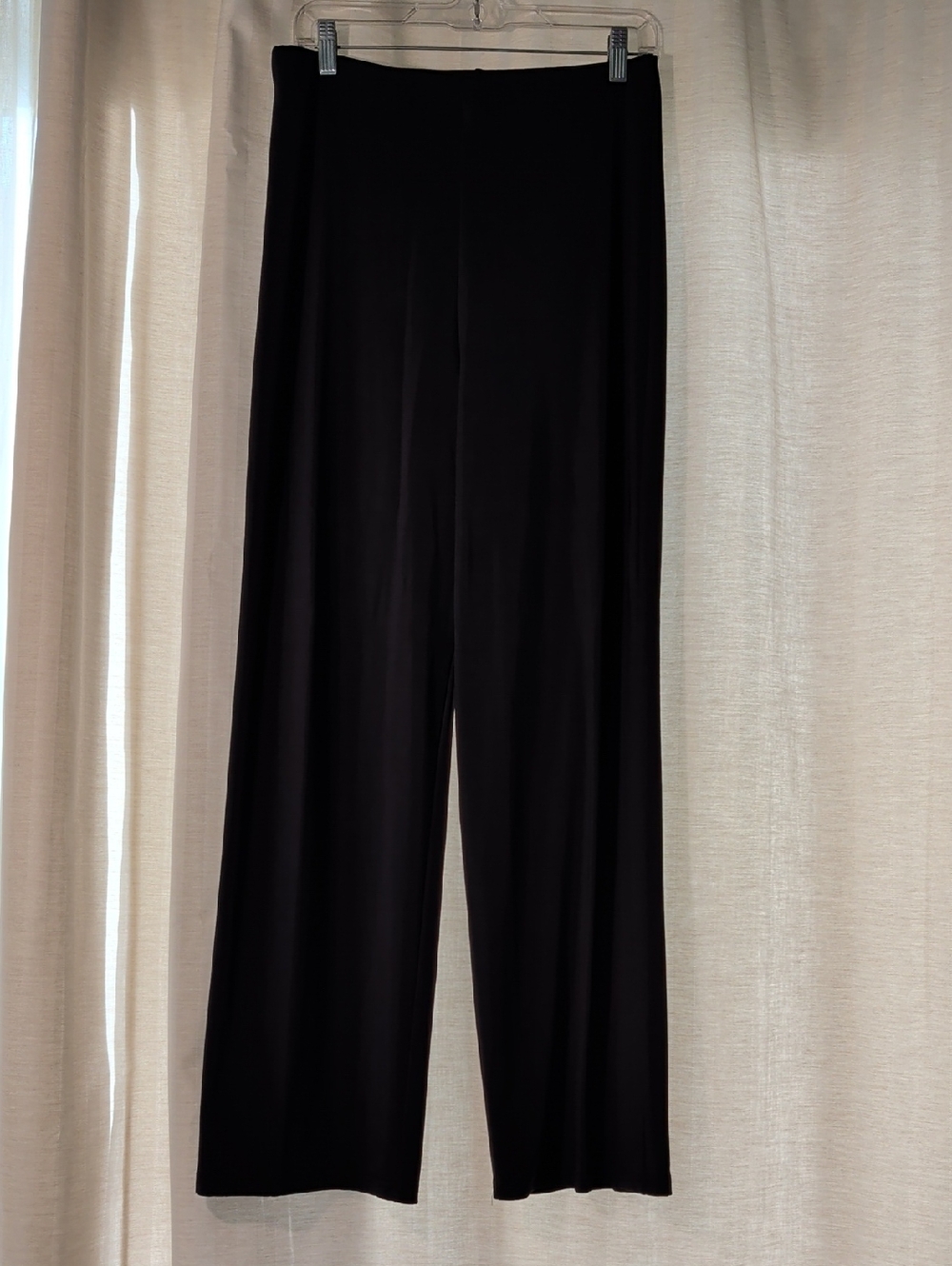 Women’s Black Wide-Leg Ponte Pants